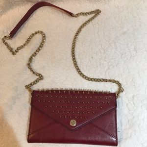 Rebecca Minkoff studded wallet on chain